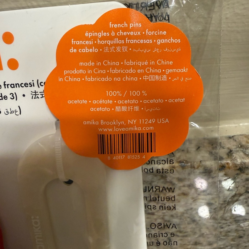 amika French Pins Set - Picture 3 of 3